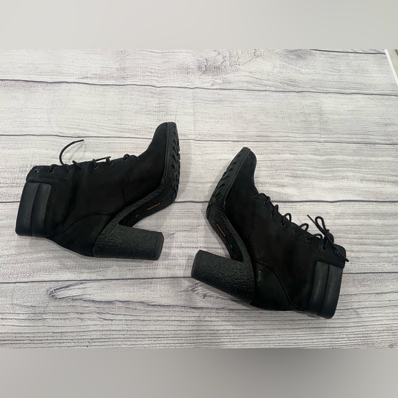 TIMBERLAND Allington Black Suede mid Lace Up Ankle Boots /size 6.5 - Picture 13 of 14